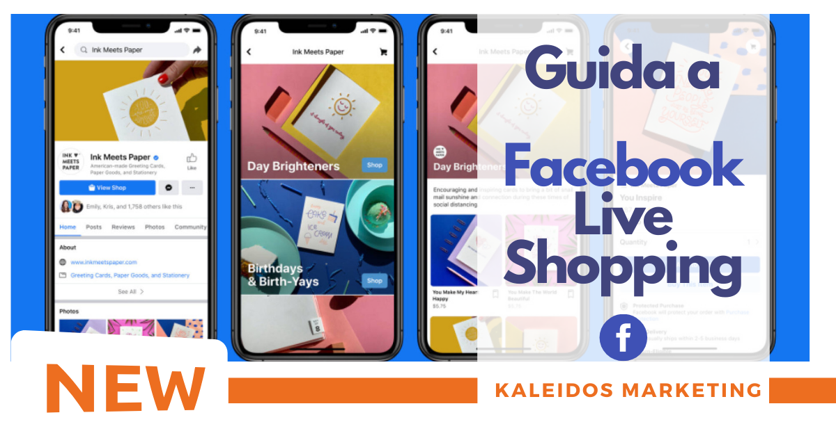 È il momento di Shopping su Facebook in diretta ma non sai come fare Nessun preoccuparti, abbiamo creato la Guida a Facebook Live Shopping.