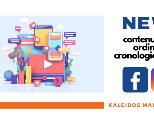 Contenuti in ordine cronologico per Facebook e Instagram